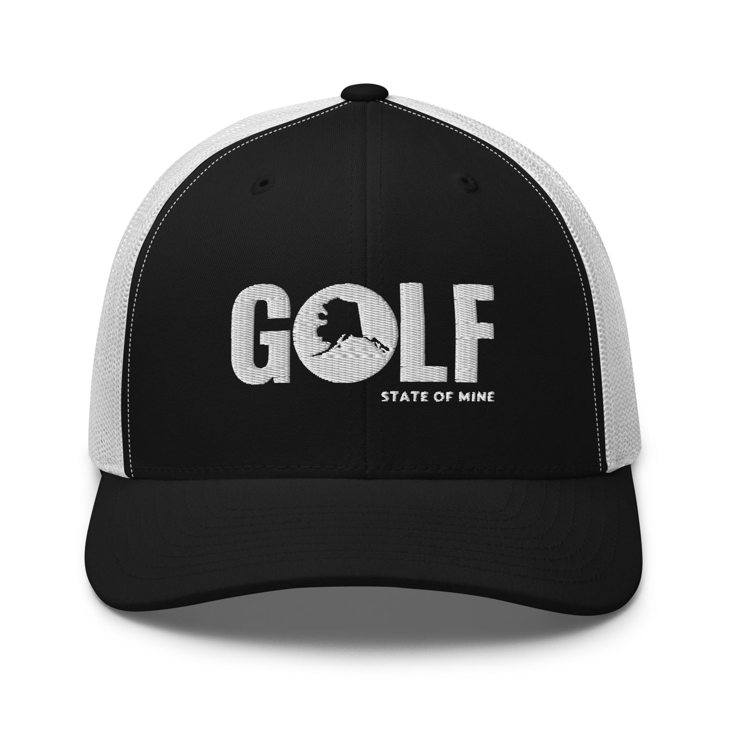 Alaska Golf State of Mine Trucker Hat