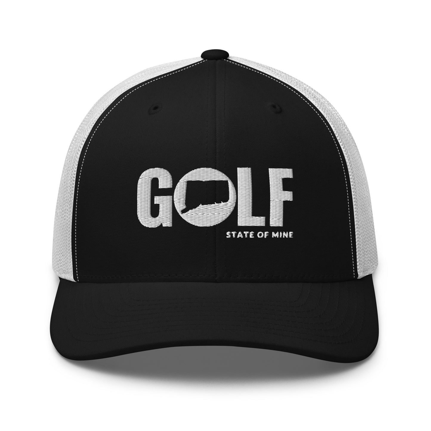 Connecticut Golf State of Mine Trucker Hat