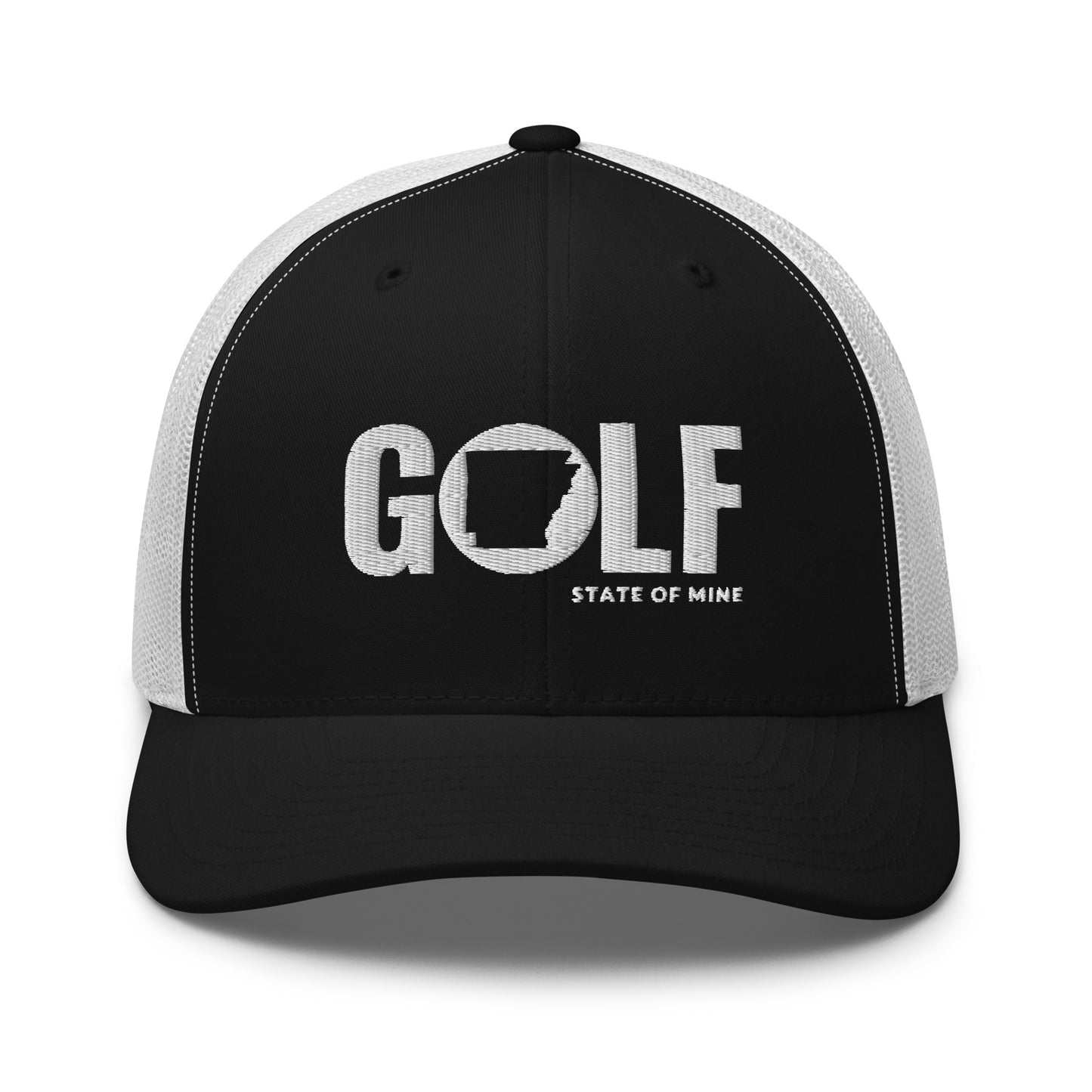 Arkansas Golf State of Mine Trucker Hat