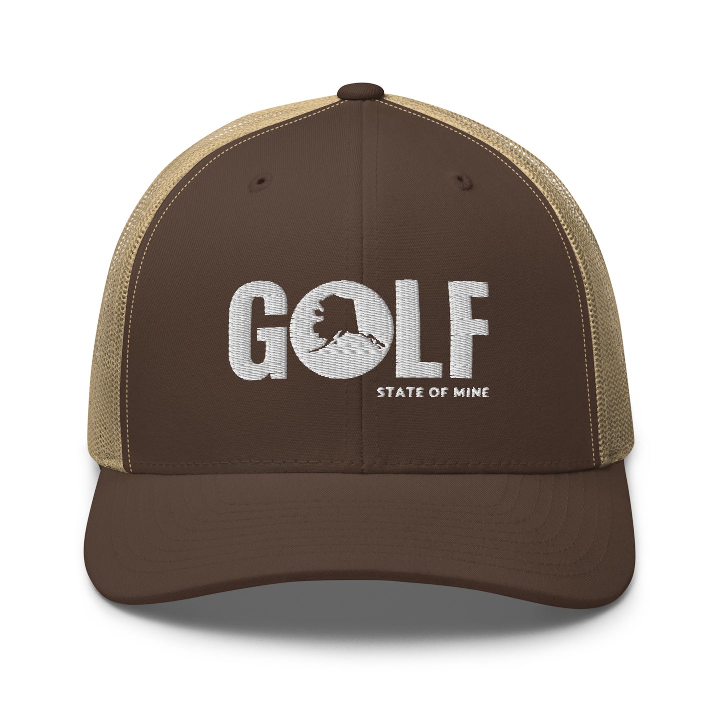 Alaska Golf State of Mine Trucker Hat