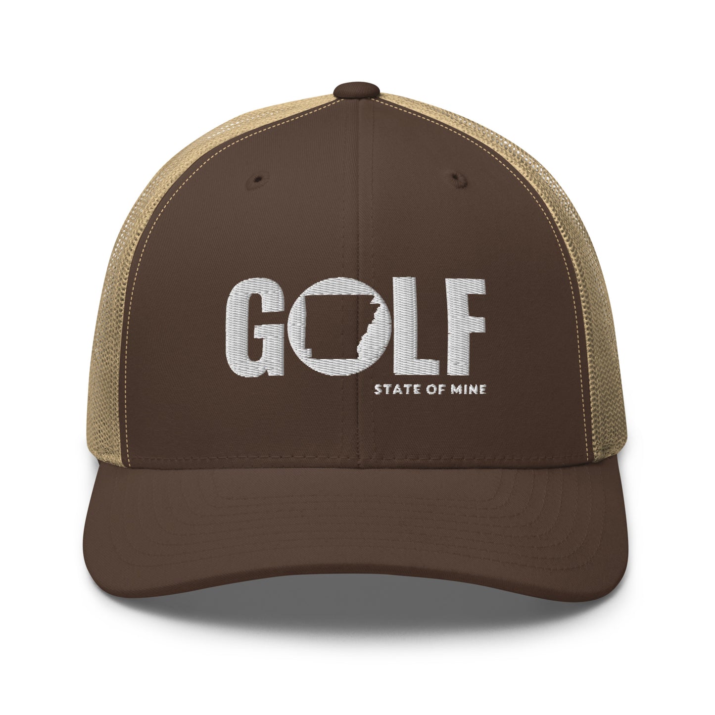 Arkansas Golf State of Mine Trucker Hat