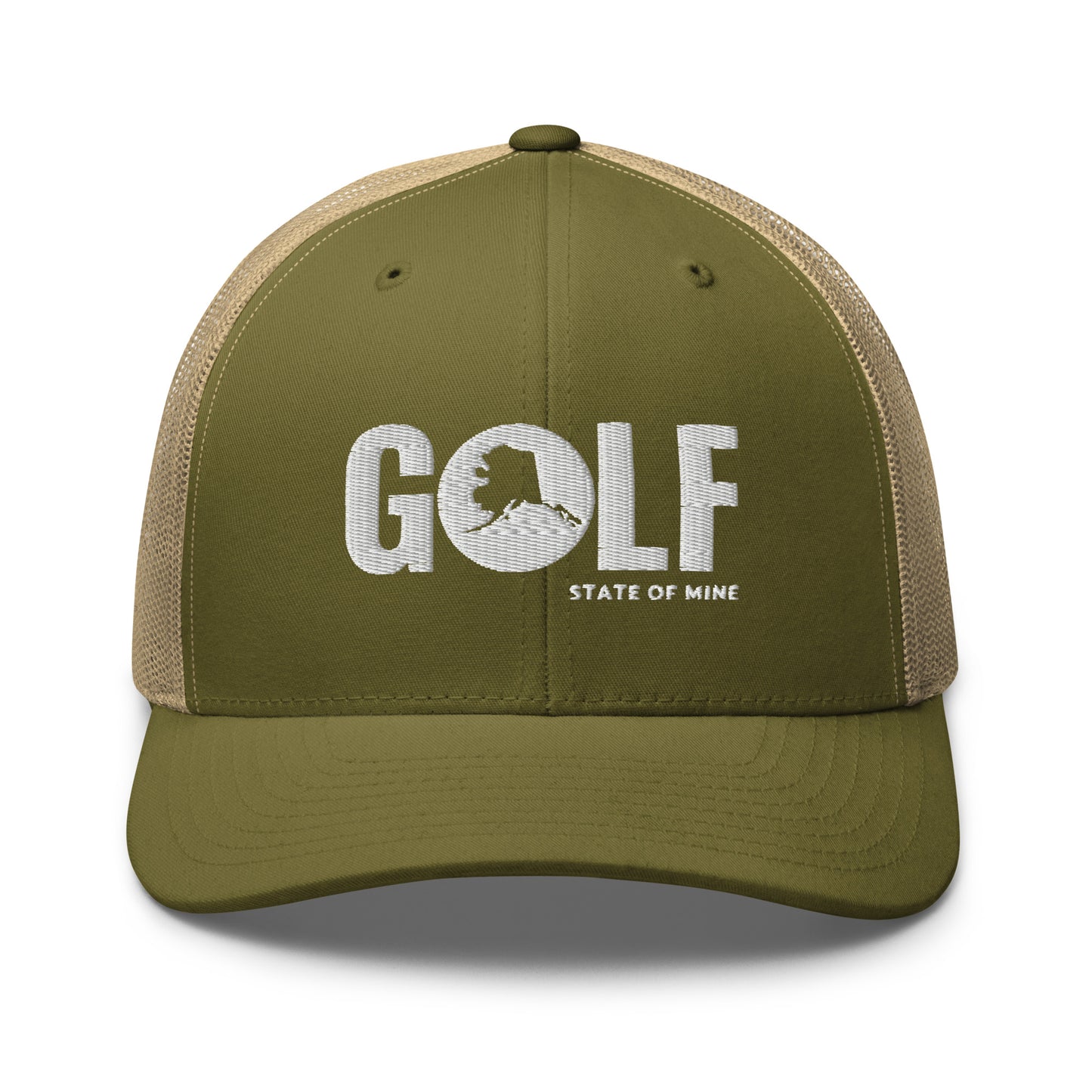 Alaska Golf State of Mine Trucker Hat