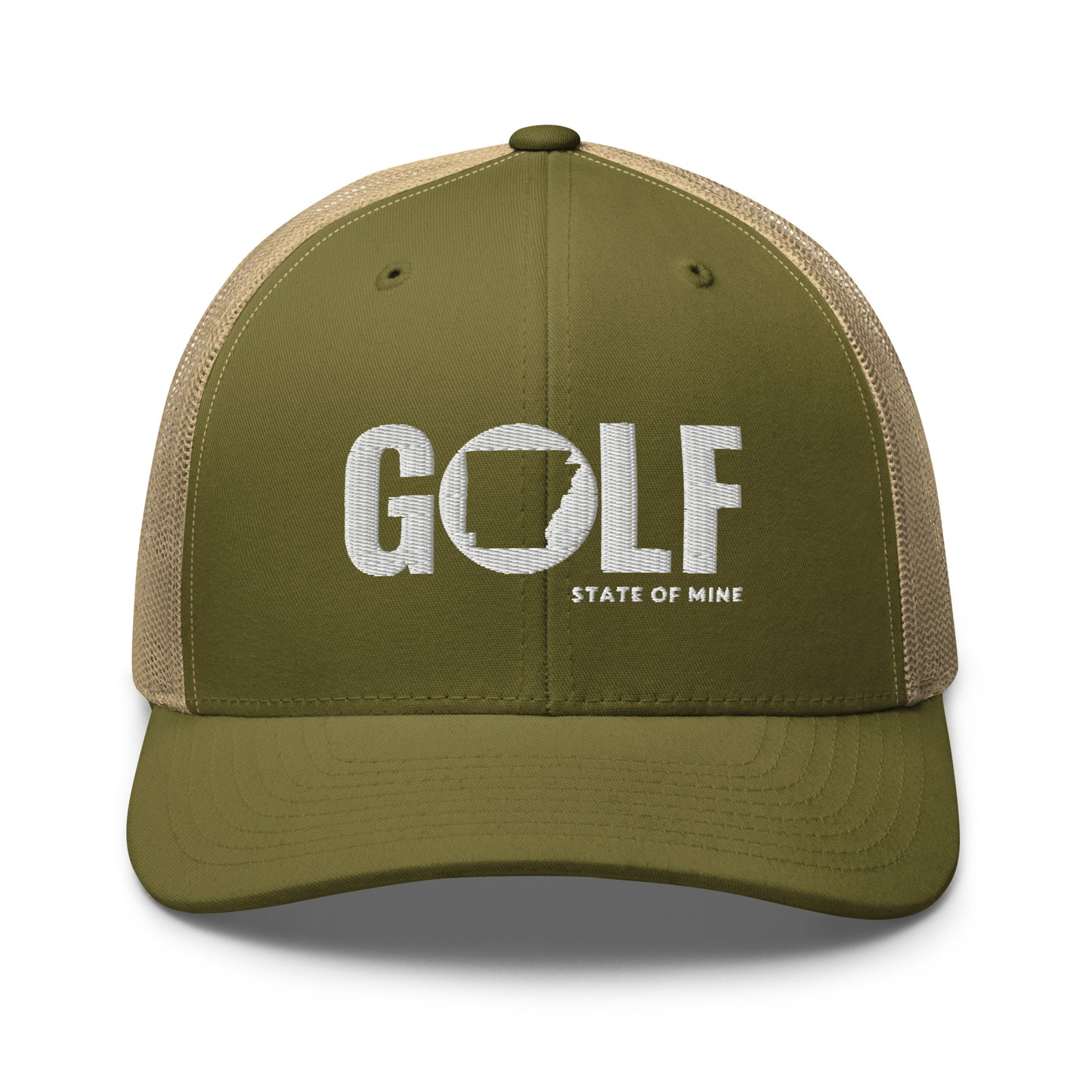 Arkansas Golf State of Mine Trucker Hat