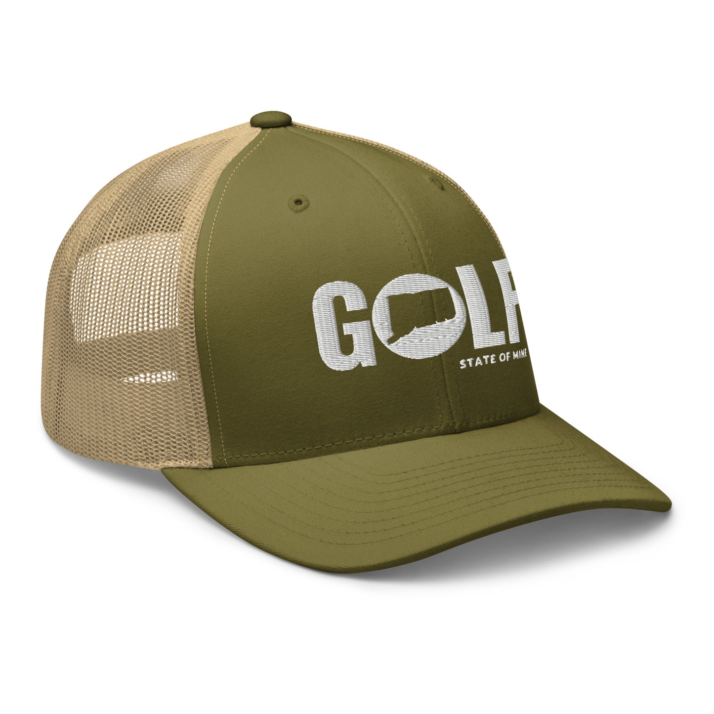 Connecticut Golf State of Mine Trucker Hat