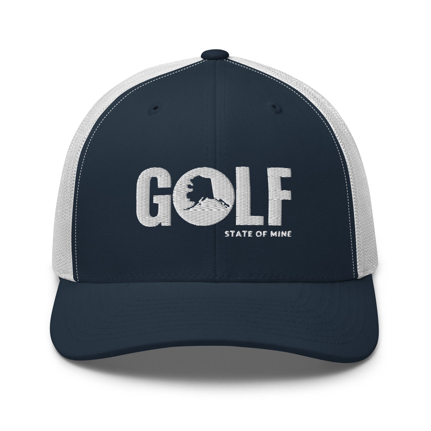 Alaska Golf State of Mine Trucker Hat