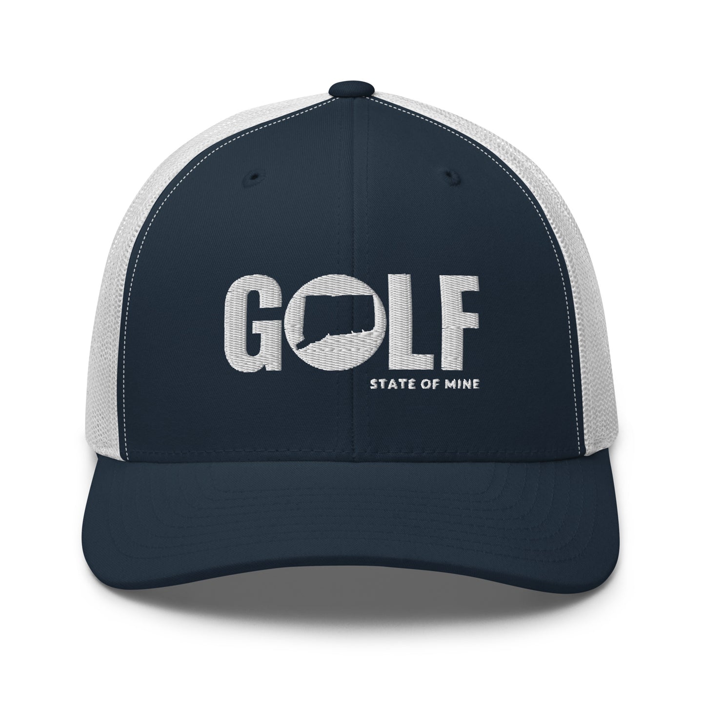 Connecticut Golf State of Mine Trucker Hat