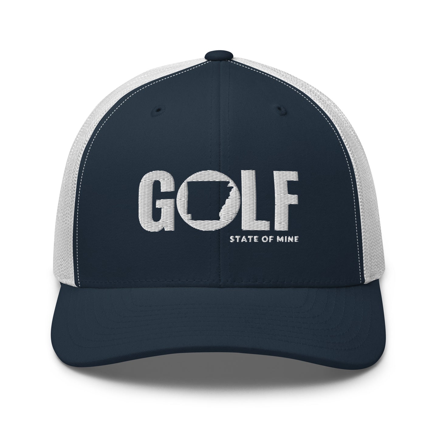 Arkansas Golf State of Mine Trucker Hat