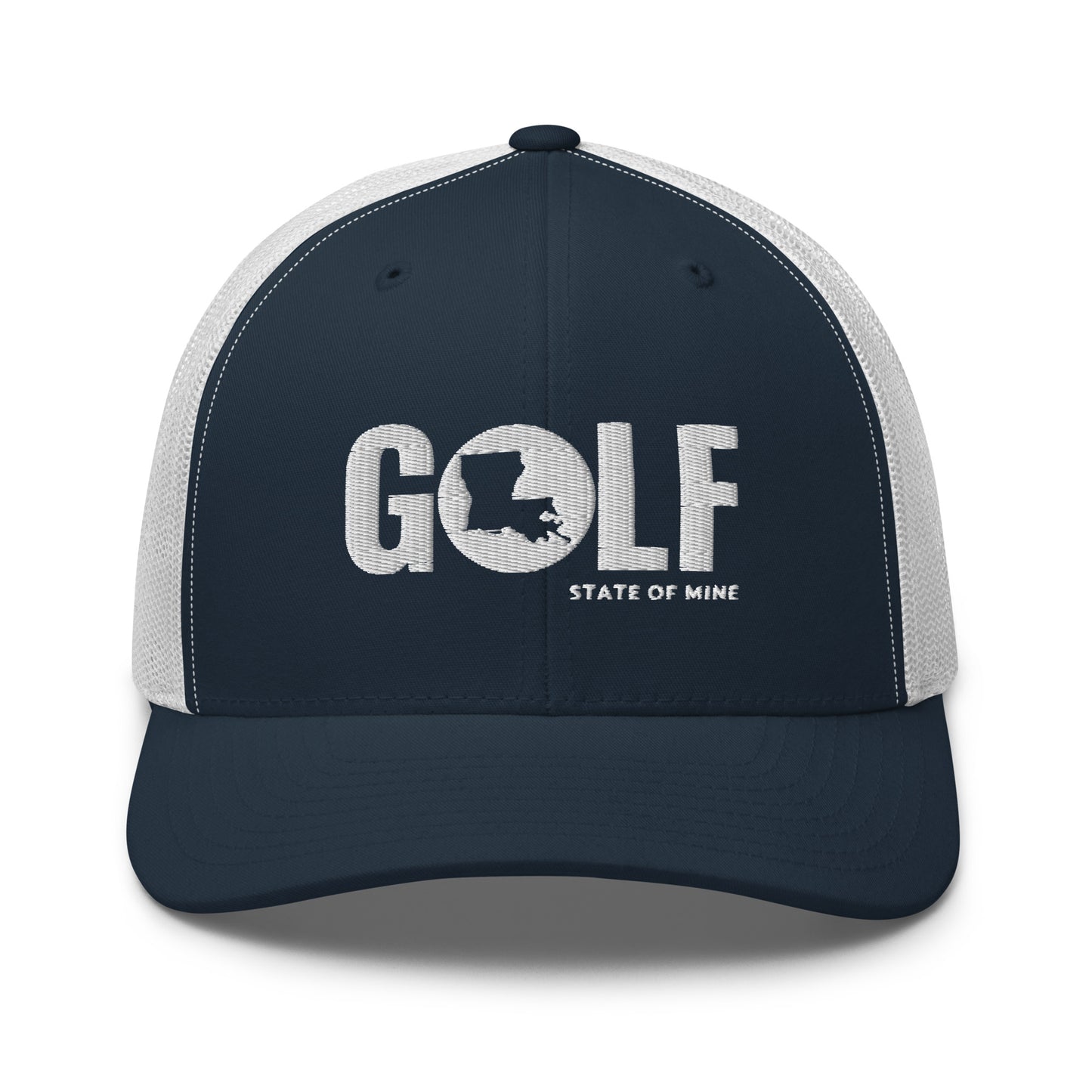 Louisiana Golf State of Mine Trucker Hat