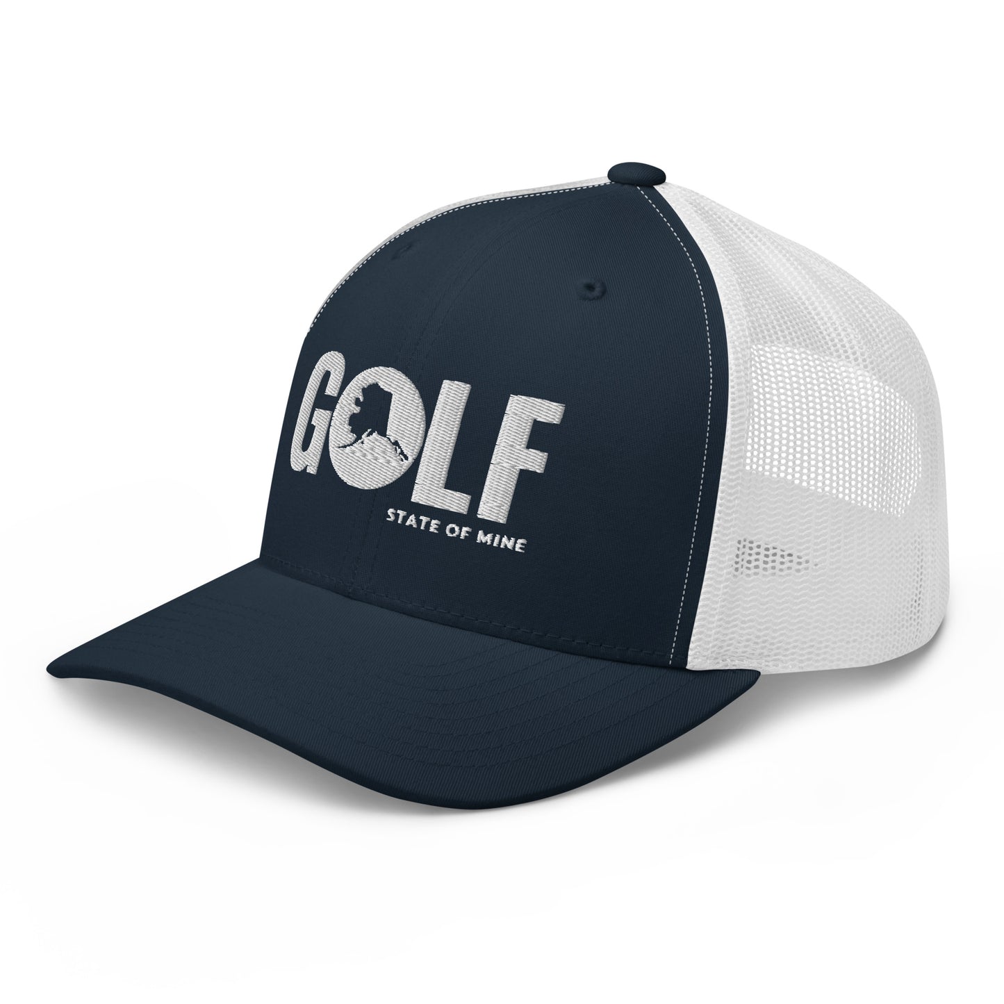 Alaska Golf State of Mine Trucker Hat