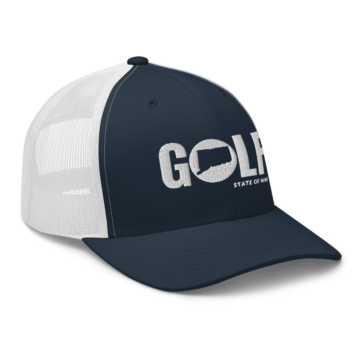 Connecticut Golf State of Mine Trucker Hat